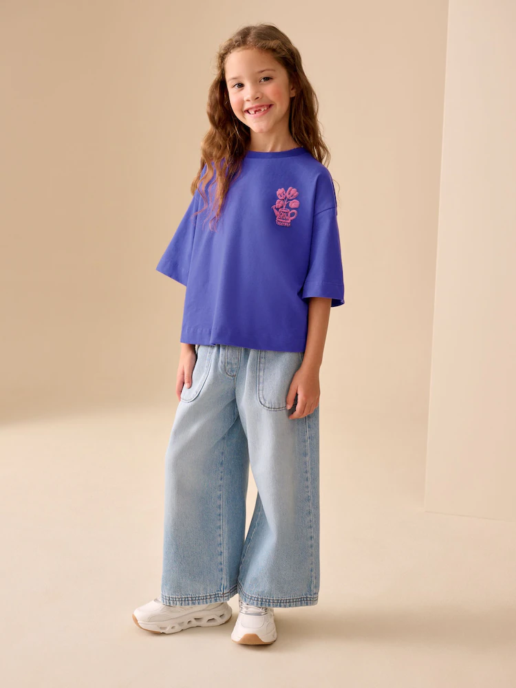 Next / Футболка с принтом для девочки