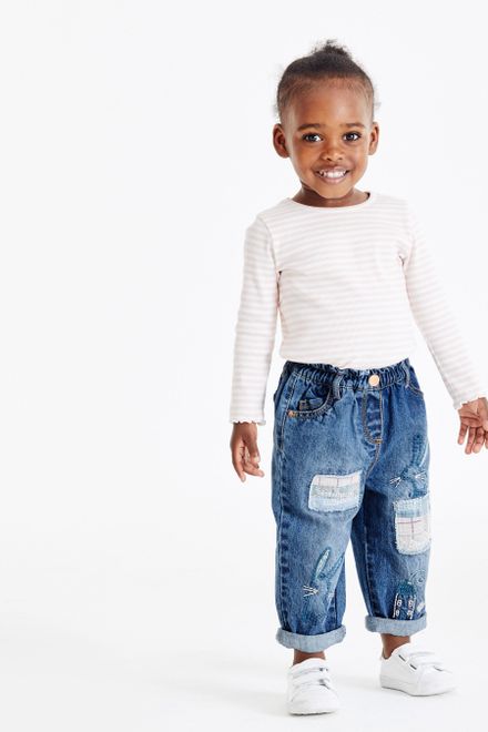 Next / Джинсы для девочки - фото 3