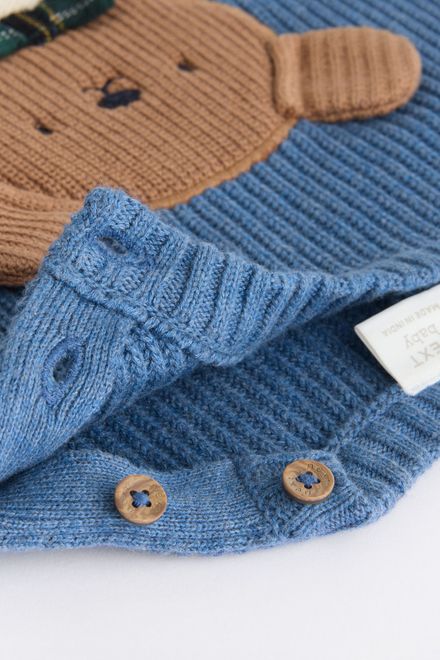 Next / Комплект джемпер вязаный и брюки для мальчика - фото 8