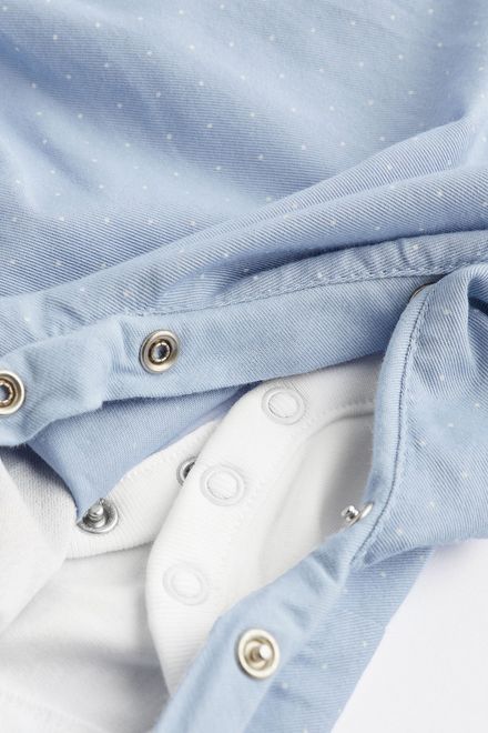 Next / Комплект боди и полукомбинезон для девочки - фото 8