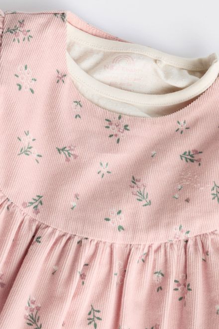 Next / Комплект боди и полукомбинезон для девочки