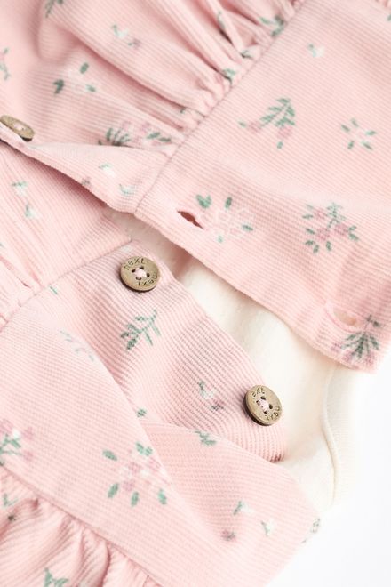 Next / Комплект боди и полукомбинезон для девочки