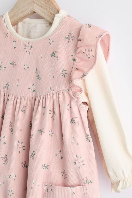 Next / Комплект боди и полукомбинезон для девочки