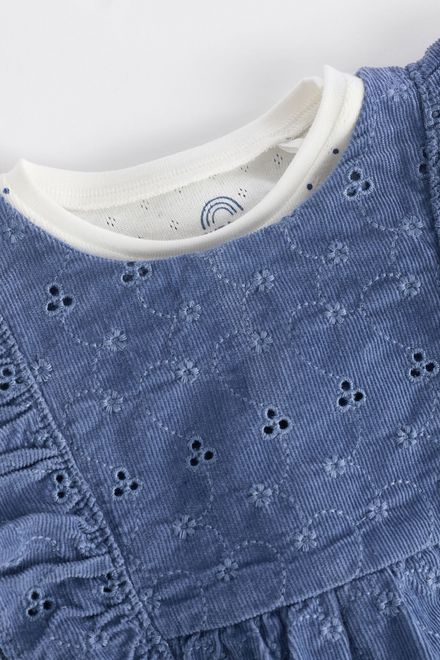 Next / Комплект боди и полукомбинезон для девочки