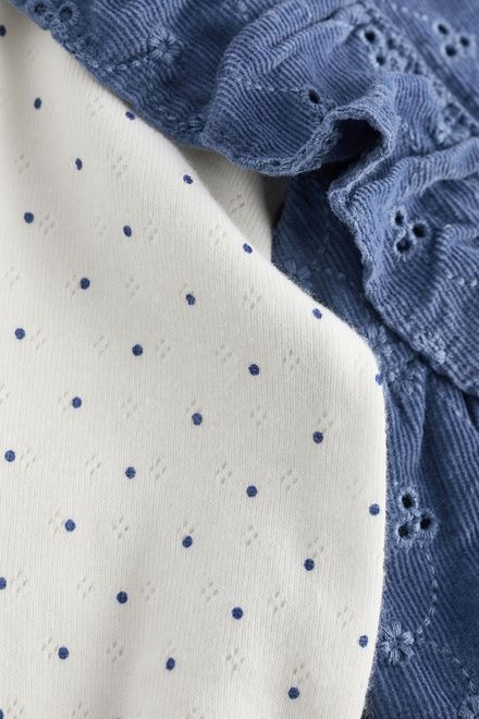 Next / Комплект боди и полукомбинезон для девочки