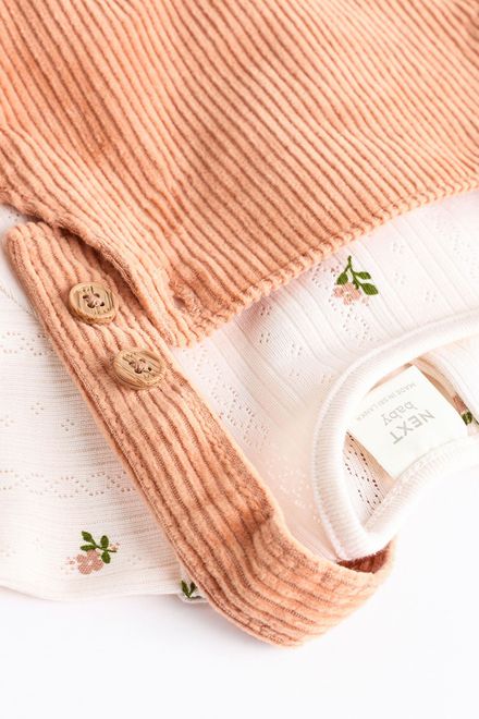 Next / Комплект боди и платье для девочки - фото 6