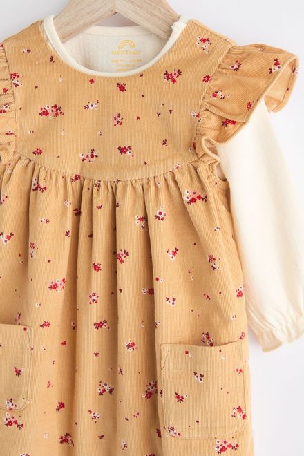 Next / Комплект боди и полукомбинезон для девочки