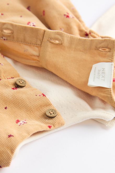 Next / Комплект боди и полукомбинезон для девочки