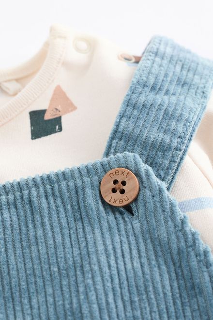 Next / Комплект полукомбинезон и боди для мальчика - фото 9