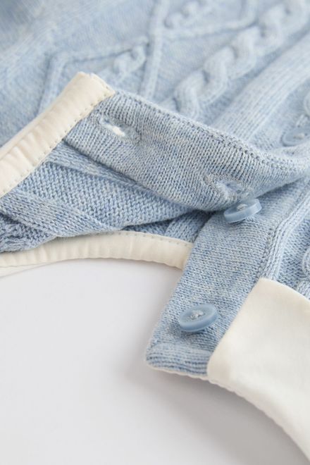 Next / Комплект джемпер вязаный и брюки для мальчика - фото 10