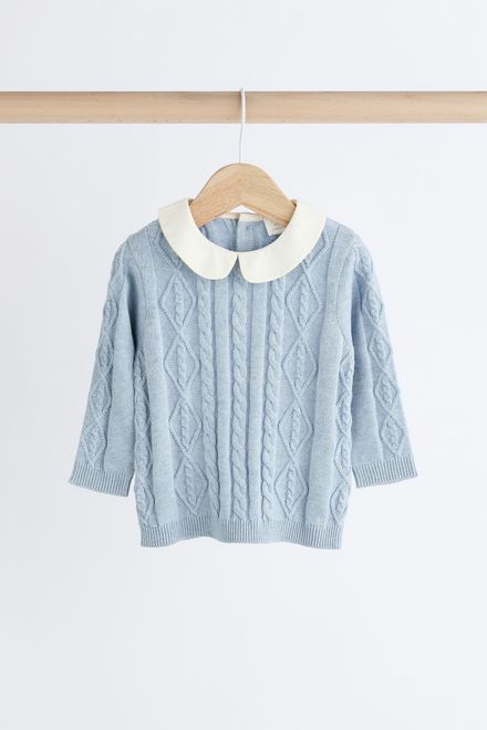 Next / Комплект джемпер вязаный и брюки для мальчика - фото 5