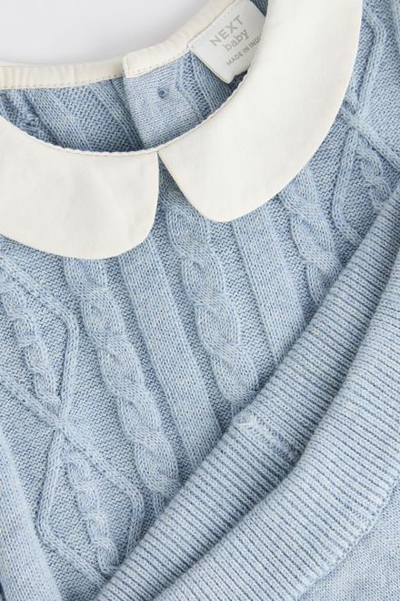 Next / Комплект джемпер вязаный и брюки для мальчика - фото 9