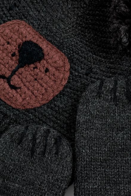 Next / Комплект шапка и варежки для мальчика - фото 5