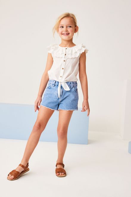 Next / Шорты джинсовые для девочки - фото 3