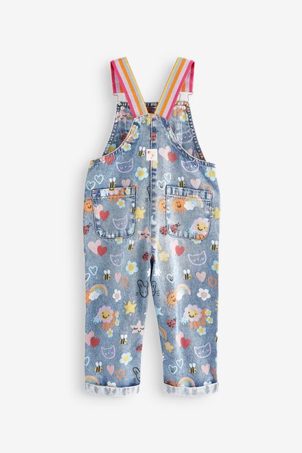 Next / Полукомбинезон джинсовый для девочки