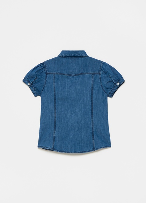 OVS / Блузка джинсовая для девочки - фото 2