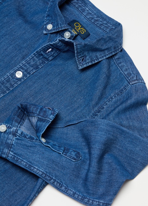 OVS / Рубашка джинсовая для мальчика - фото 3