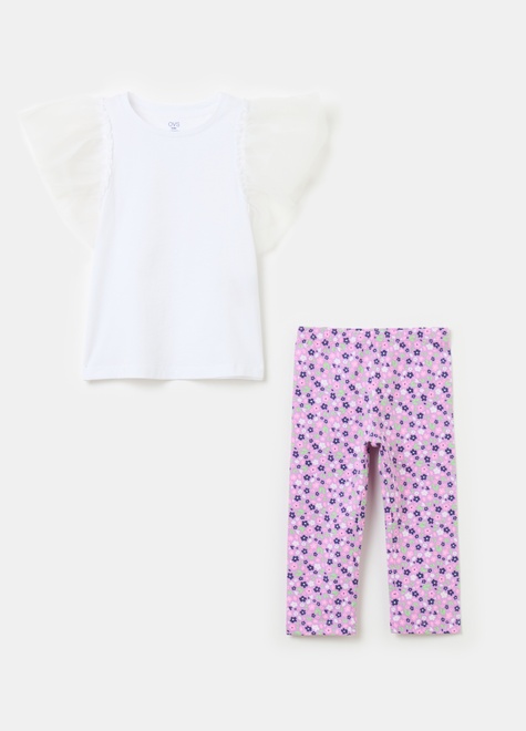 OVS / Комплект легинсы и футболка для девочки