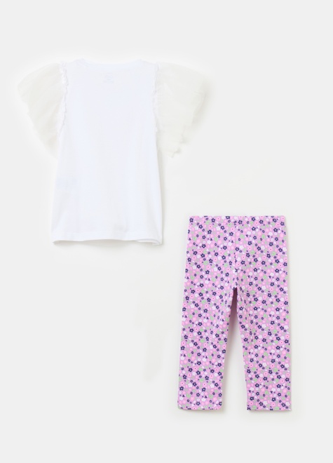 OVS / Комплект легинсы и футболка для девочки - фото 2