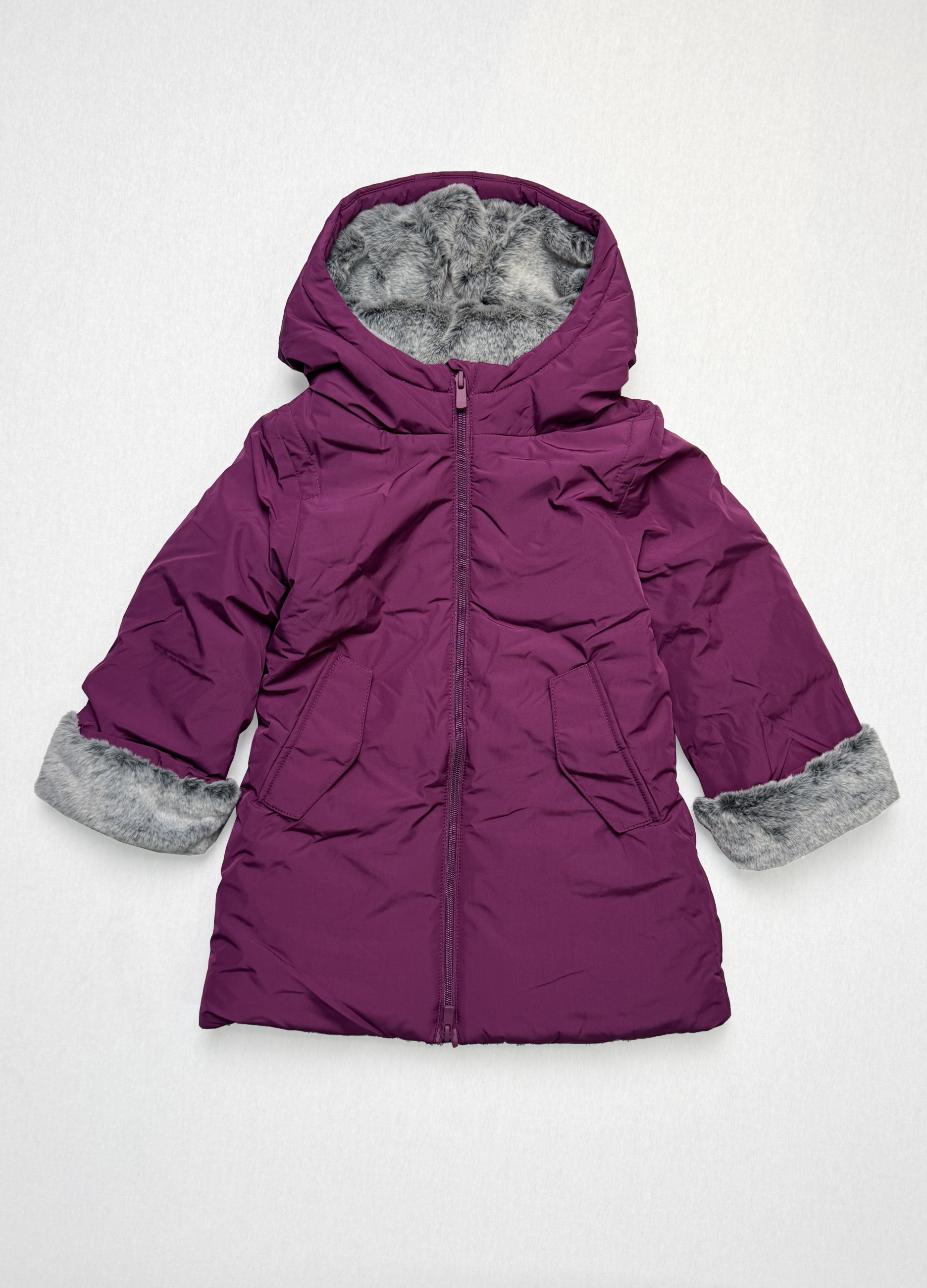 OVS / Куртка удлиненная с капюшоном для девочки