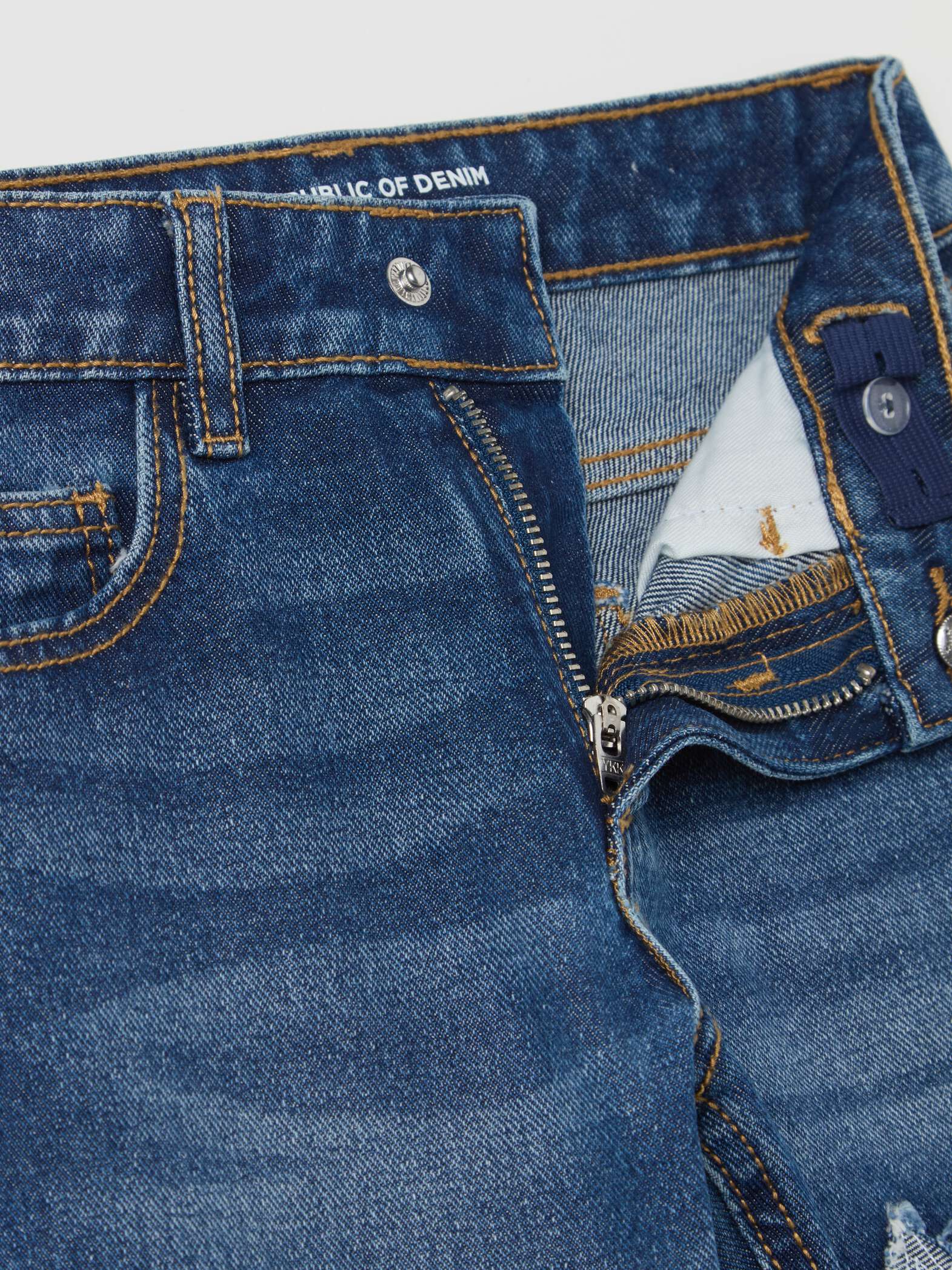 OVS / Джинсы с нашивкой для девочки - фото 3