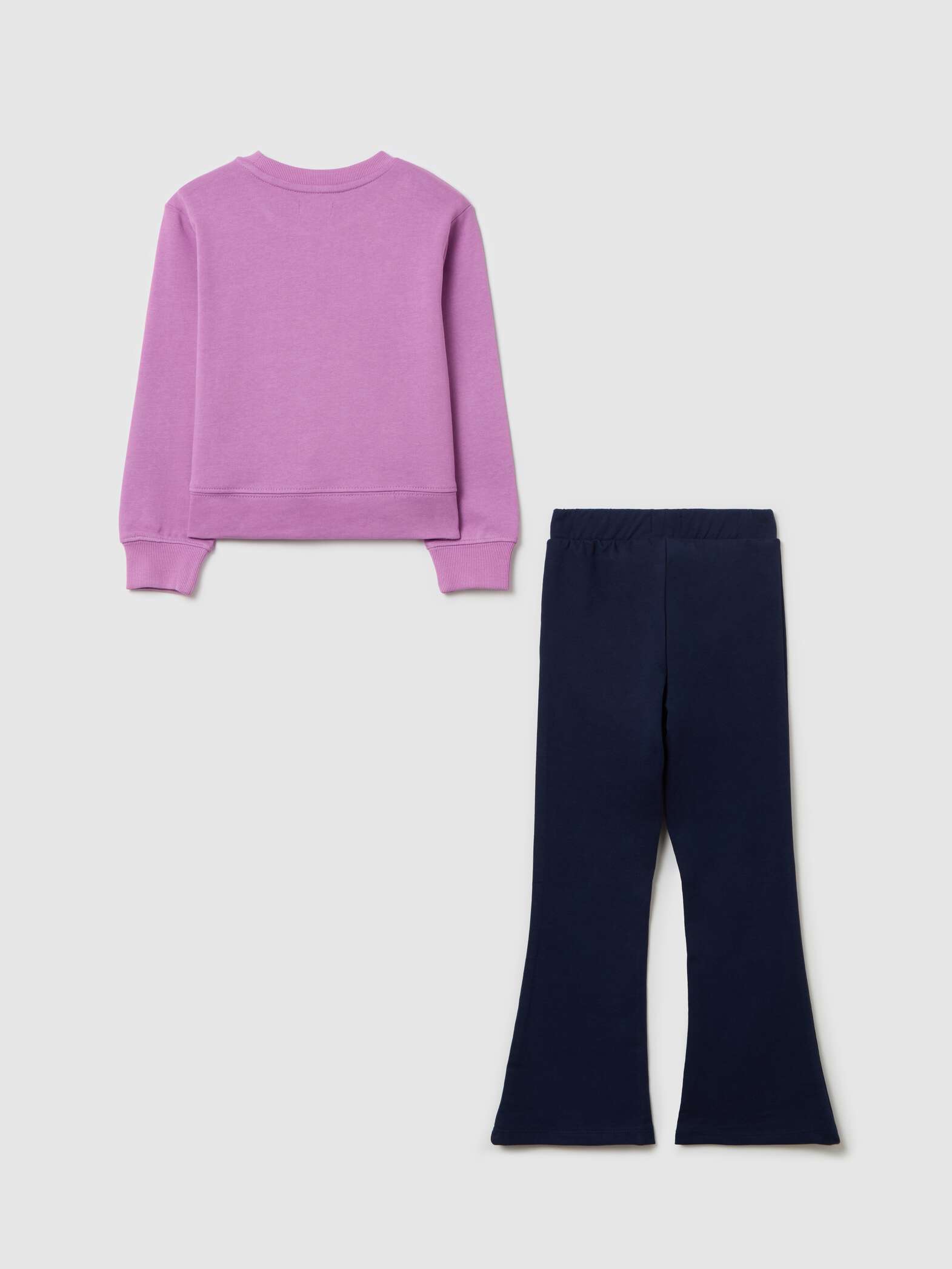 OVS / Комплект свитшот и легинсы расклешенные для девочки - фото 2