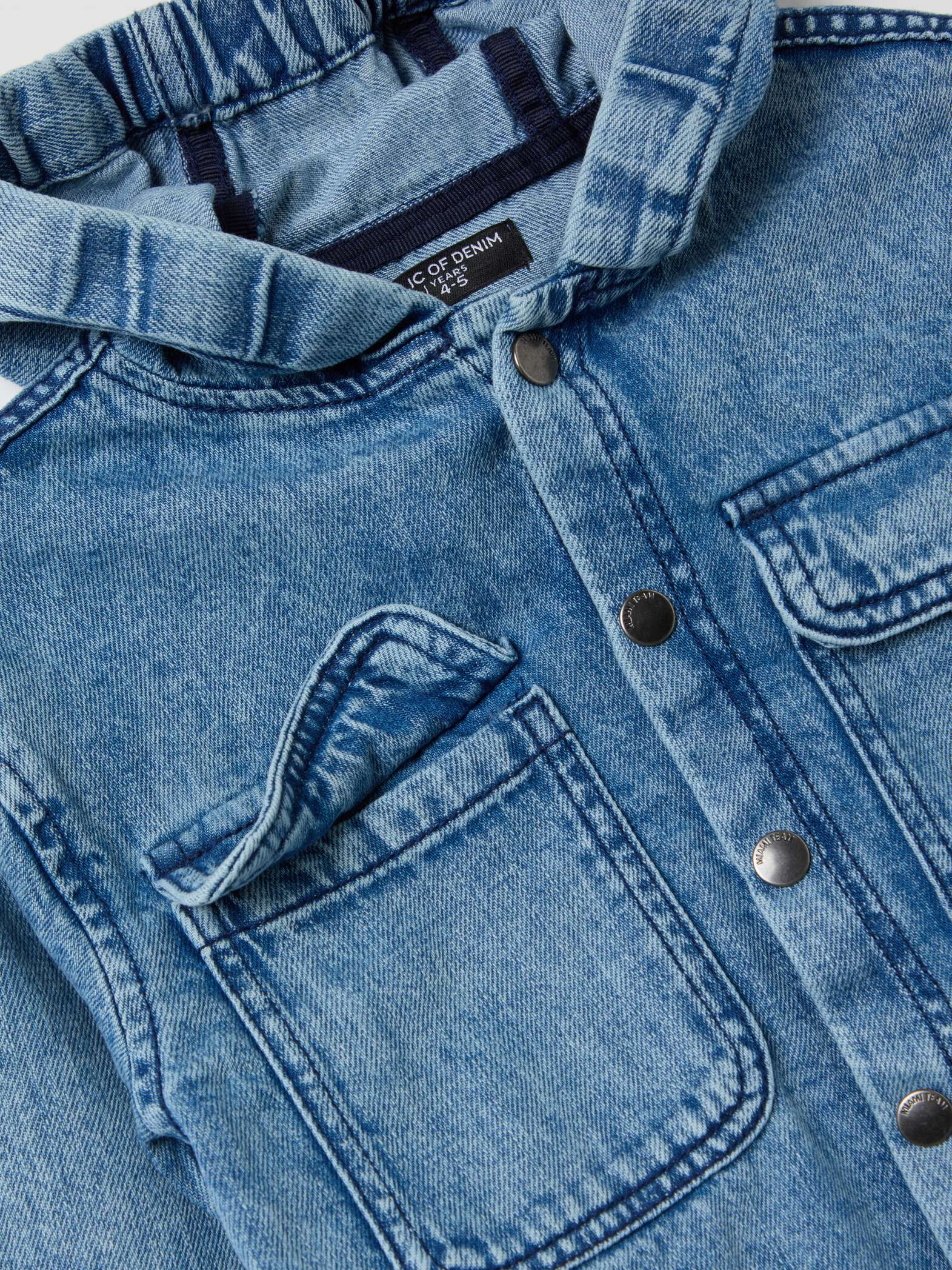 OVS / Рубашка джинсовая с капюшоном для мальчика - фото 3