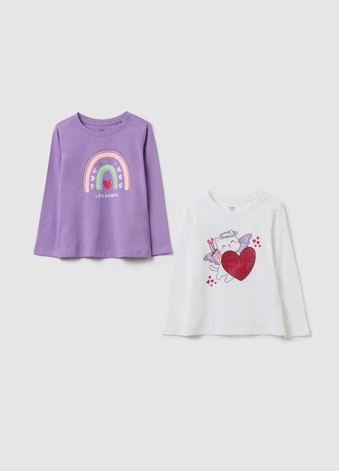 OVS / Лонгслив, 2 шт. для девочки