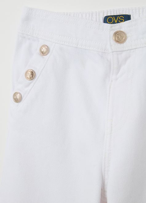 OVS / Брюки палаццо с декоративными элементами для девочки - фото 3