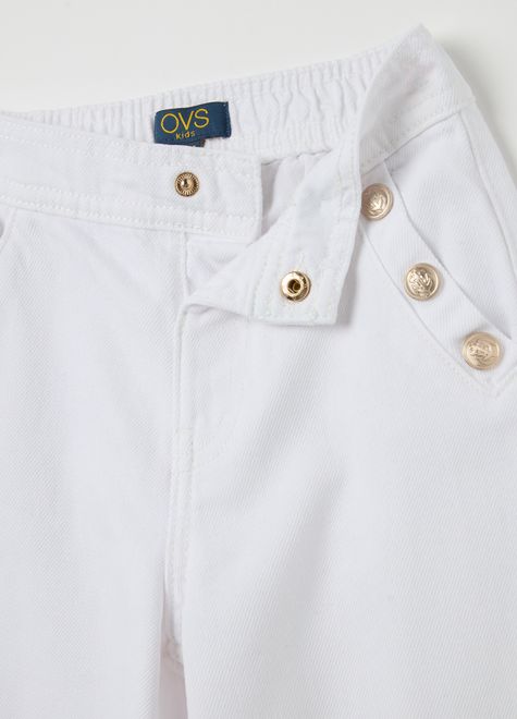 OVS / Брюки палаццо с декоративными элементами для девочки - фото 4