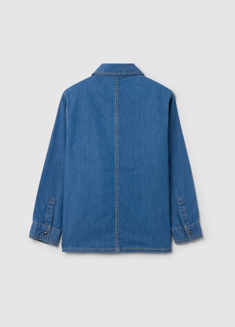 OVS / Рубашка джинсовая для мальчика - фото 2
