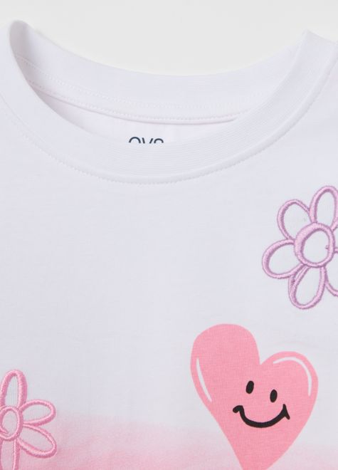 OVS / Футболка с вышивкой для девочки - фото 3