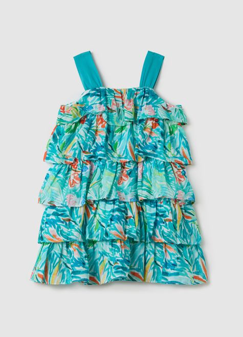 OVS / Платье с воланами для девочки - фото 2