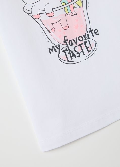 OVS / Футболка со стразами для девочки - фото 3