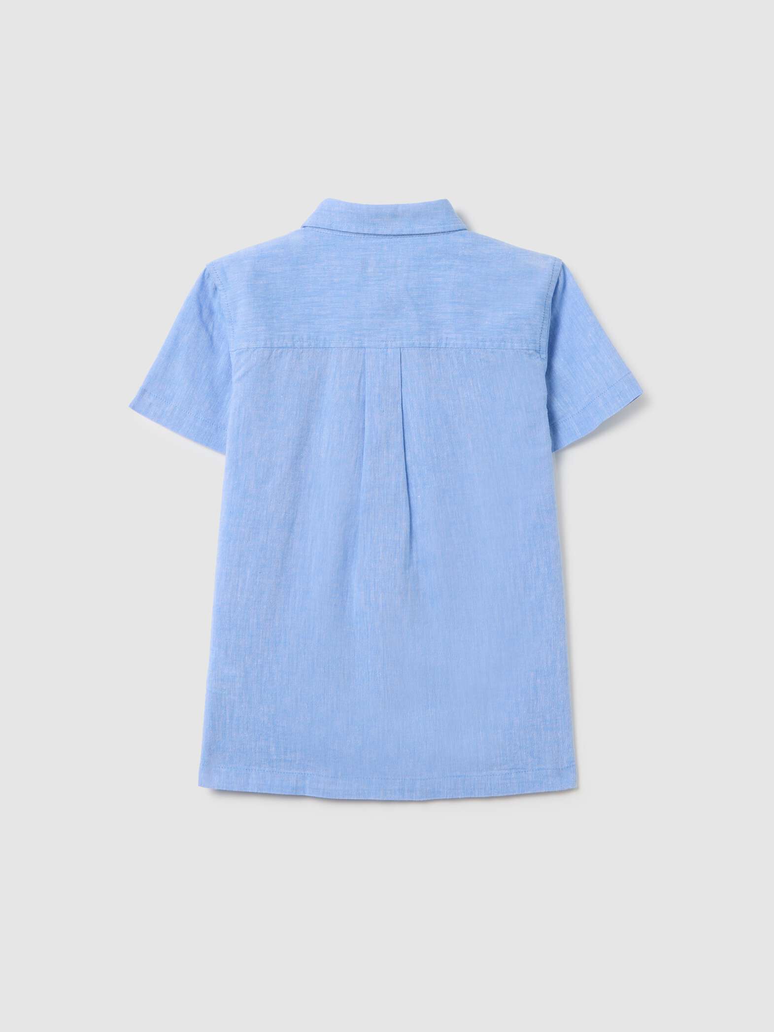 OVS / Рубашка с коротким рукавом из смесового льна для мальчика - фото 2