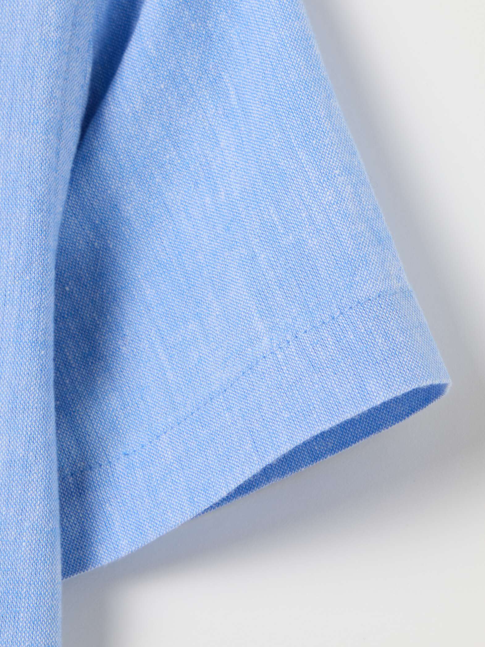 OVS / Рубашка с коротким рукавом из смесового льна для мальчика - фото 4