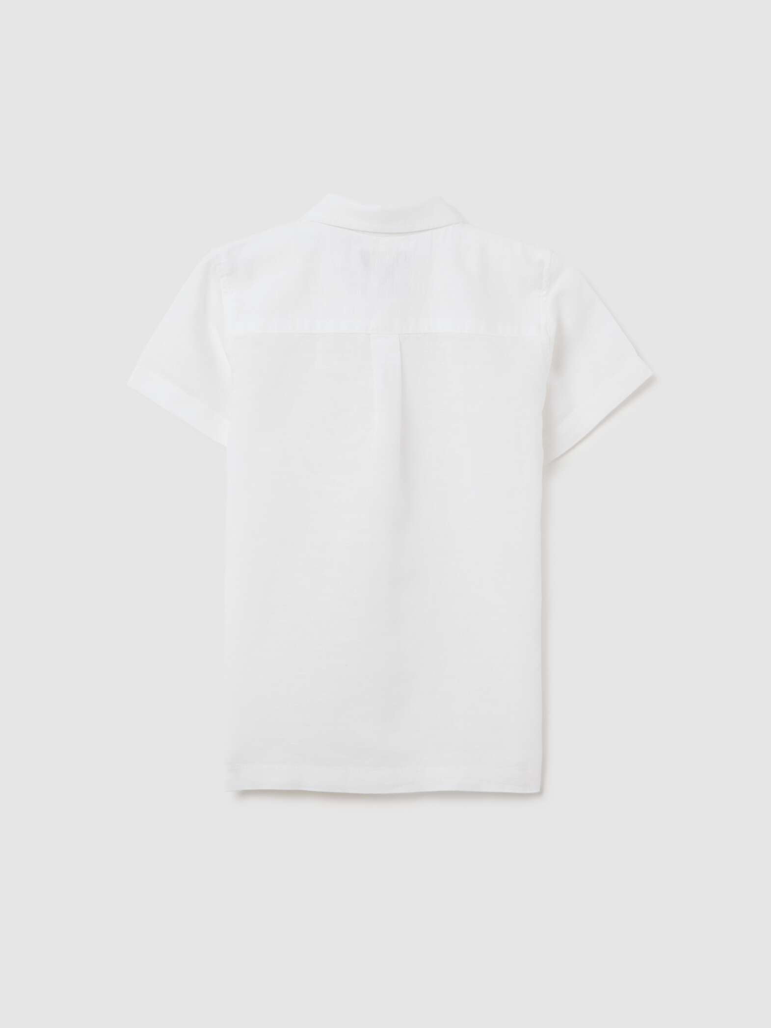 OVS / Рубашка льняная с коротким рукавом для мальчика - фото 2