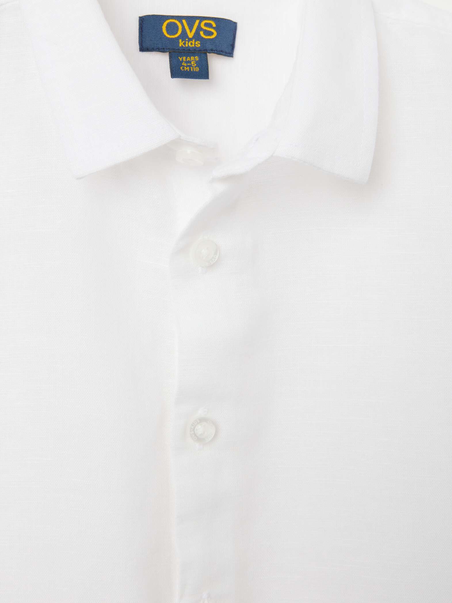OVS / Рубашка льняная с коротким рукавом для мальчика - фото 3