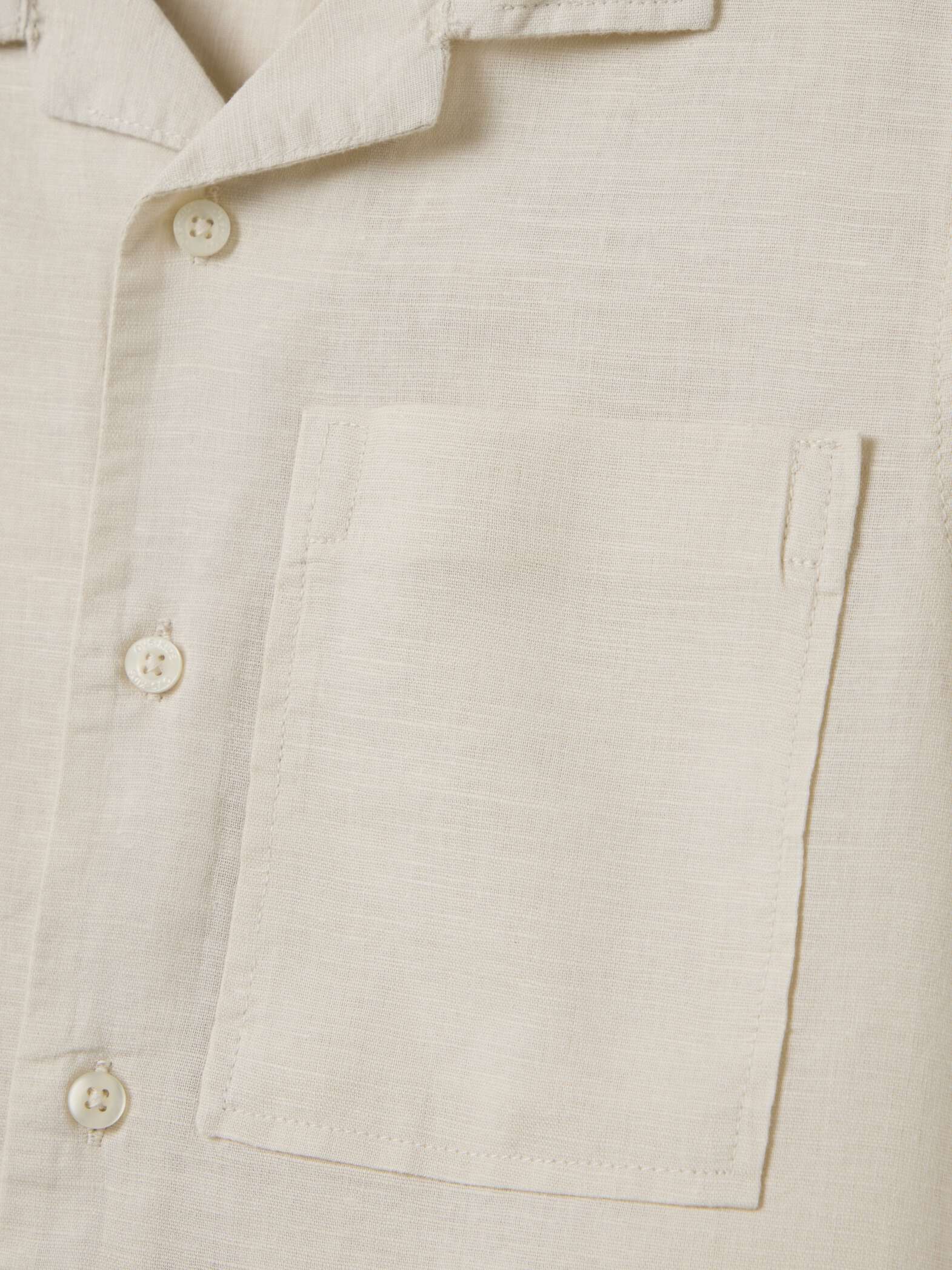 OVS / Рубашка льняная с коротким рукавом для мальчика - фото 3