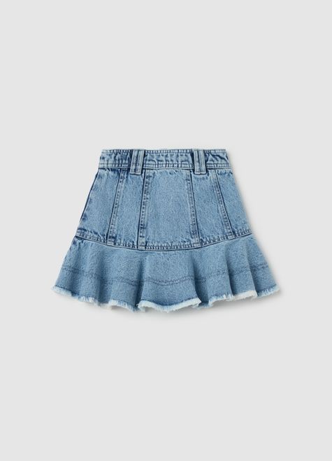 OVS / Юбка джинсовая с воланами для девочки