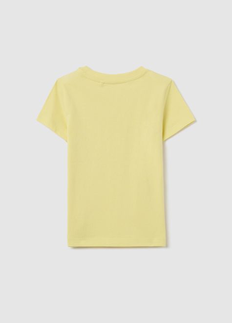 OVS / Футболка с глитер-принтом для девочки - фото 2