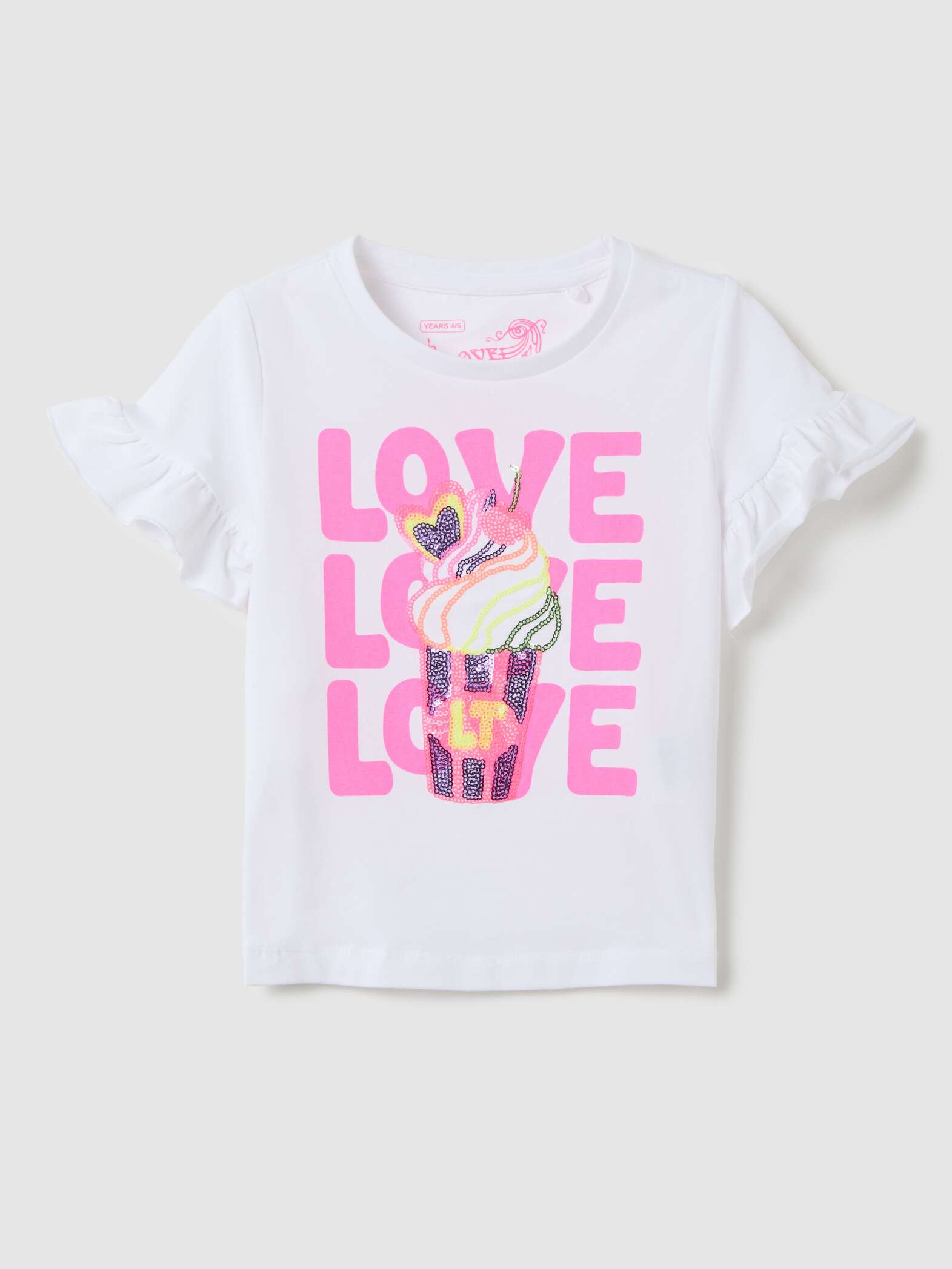 OVS / Футболка с декоративными рукавами для девочки