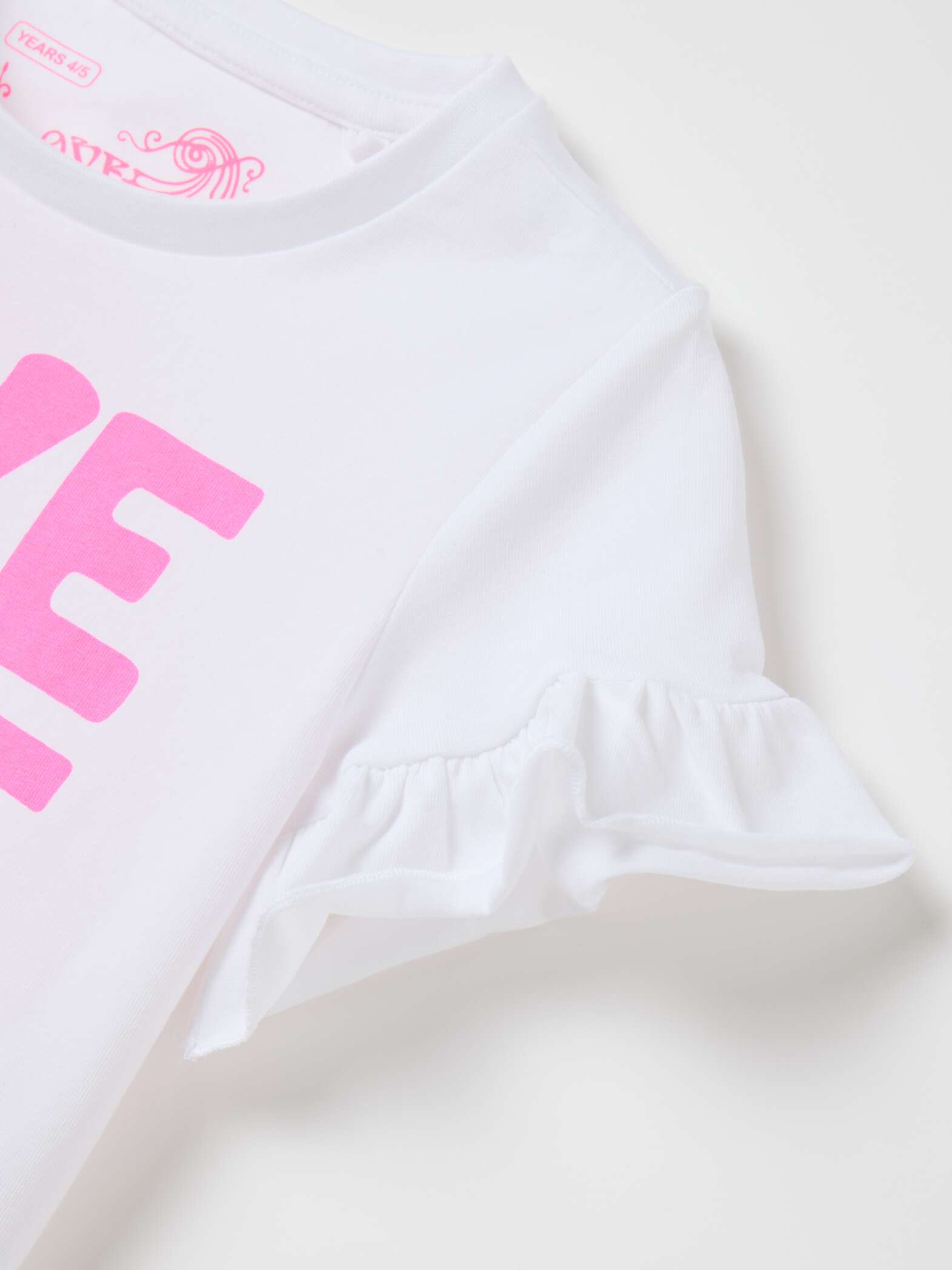 OVS / Футболка с декоративными рукавами для девочки - фото 3