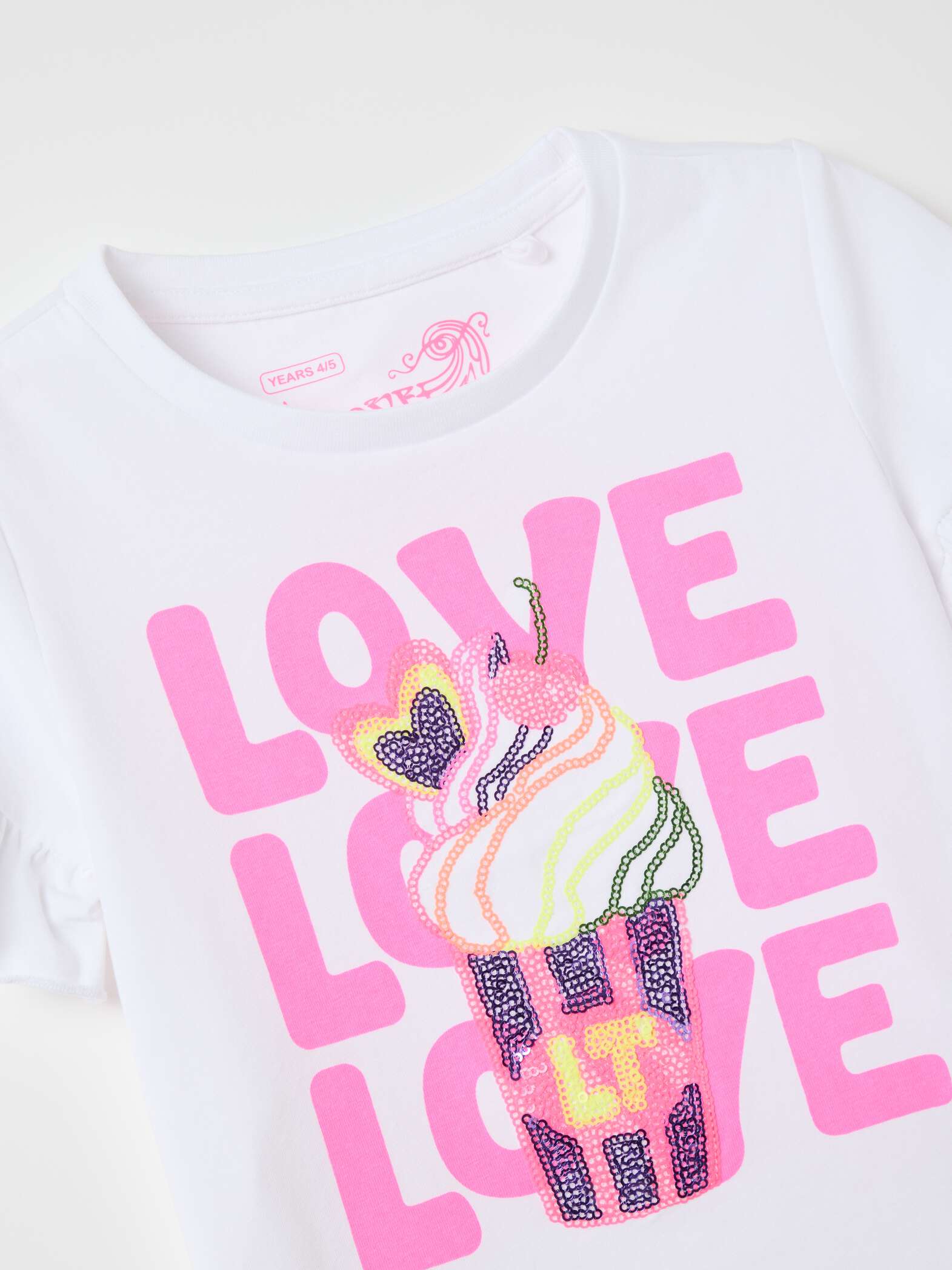 OVS / Футболка с декоративными рукавами для девочки - фото 4