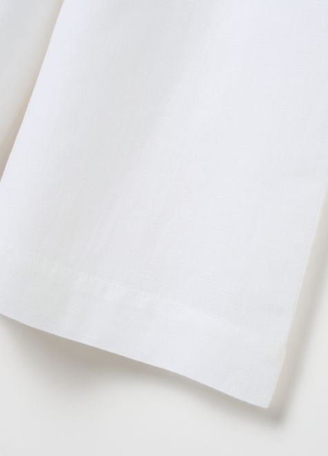 OVS / Кюлоты льняные с поясом для девочки - фото 4