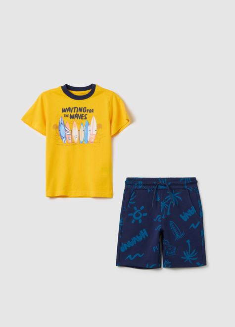 OVS / Комплект футболка и шорты трикотажные для мальчика