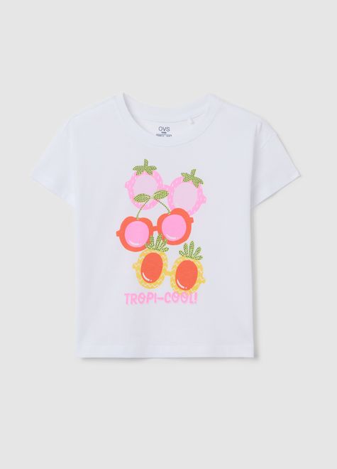 OVS / Футболка со стразами для девочки