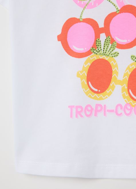 OVS / Футболка со стразами для девочки - фото 4