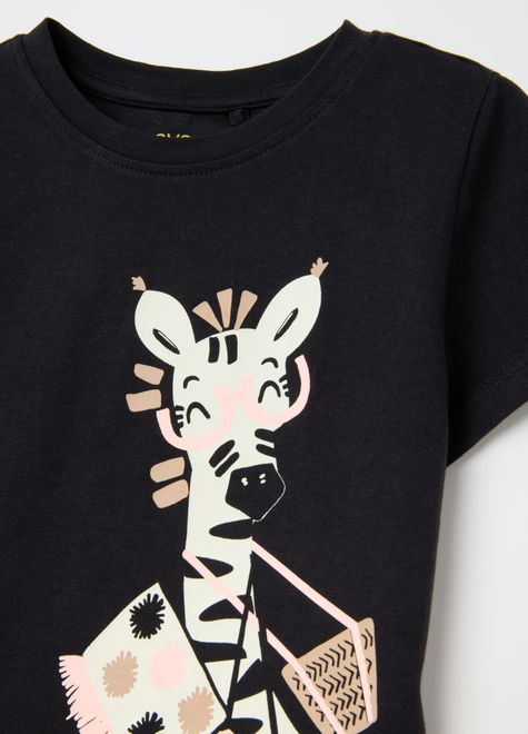 OVS / Комплект футболка и шорты трикотажные для девочки