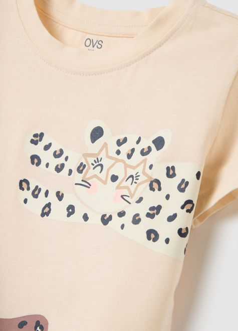 OVS / Комплект футболка и шорты трикотажные для девочки